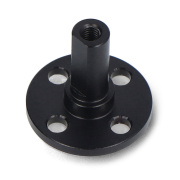 Metal Flat Key Shaft Flange Plate-A - adapter do kół dla serwomechanizmów - czarny - Waveshare 24985