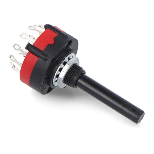 6-позиційний поворотний перемикач 2 контури - 60 мм