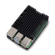 Obudowa do Raspberry Pi 5 - aluminiowa - czarna