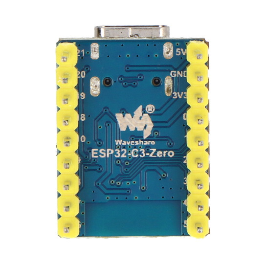 ESP32-C3-Zero-M — плата разработки WiFi/Bluetooth с разъемами — ESP32-C3FN4 — Waveshare 25532