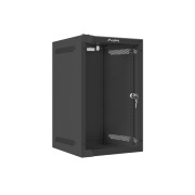 Szafa instalacyjna rack wisząca - 10'' 9U 280x310mm - czarna - Lanberg WF10-2309-10B