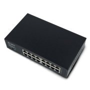 Switch do szaf serwerowych 10''/19'' - 16 portów 1000Mbps - Lanberg RSGE-16