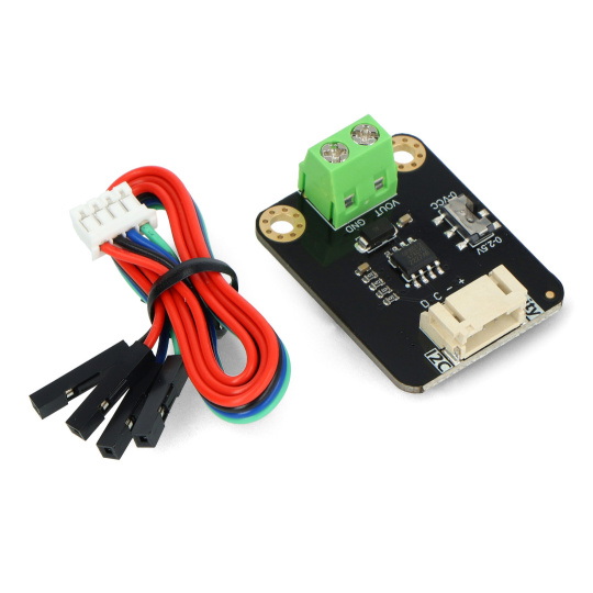 Gravity - 1-канальний цифро-аналоговий перетворювач GP8512 0-2.5/VCC V - I2C ЦАП - DFR1035