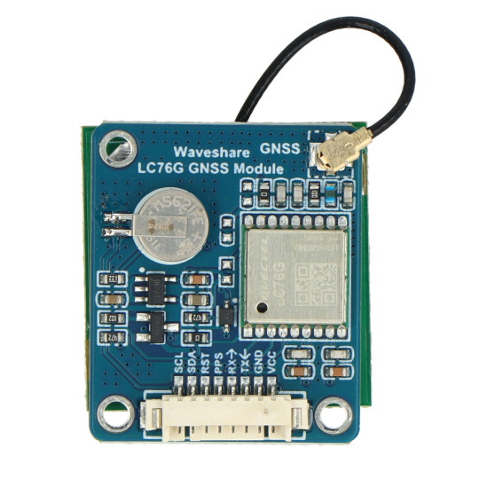 Мульти-GNSS модуль позиціонування - LC76G - GPS, BeiDou (BDS), GLONASS, Galileo, QZSS - Waveshare 24370