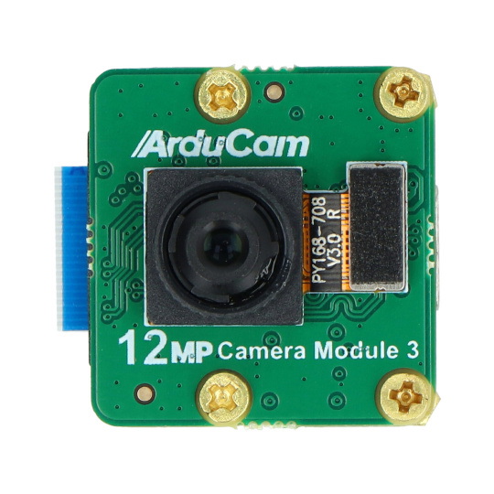 12-мегапіксельний модуль камери IMX708 USB UVC з фіксованим фокусом, 3 камери для Raspberry Pi - ArduCam B0304