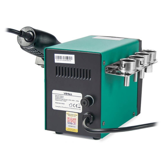 Паяльна станція Yihua 959D-II з термоповітряним вентилятором у прасці - 700 Вт