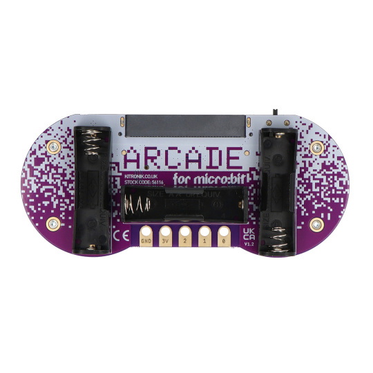 АРКАДНА консоль для BBC micro:bit та MakeCode Arcade - програмований геймпад - Kitronik 56116