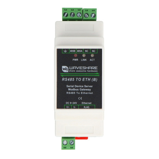 Конвертер RS485/RJ45 - TCP/IP на послідовний порт - Waveshare 20978