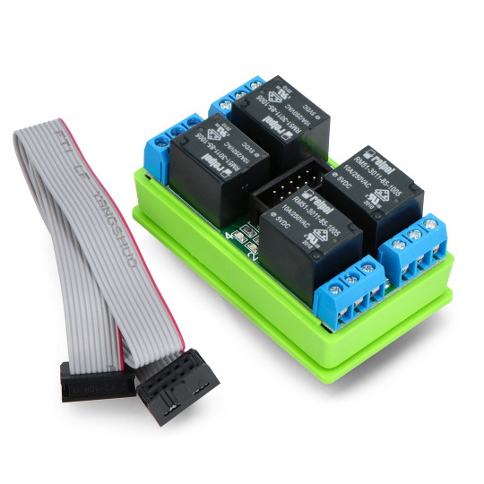 Tinycontrol LANKON-094 - релейний модуль 4x10A/5V котушка для GSM/LAN контролера - для DIN-рейки