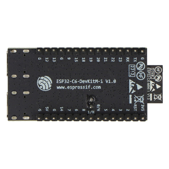 ESP32-C6-DevKitM-1-N4 - WiFi/Bluetooth/ZigBee/Thread - плата разработки с чипом ESP32-C6-MINI-1