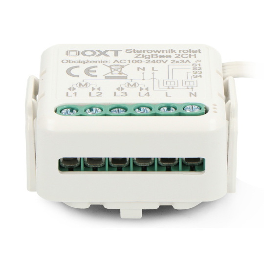 Tuya - 2-канальний міні-контролер ролет ZigBee - додаток для Android/iOS - OXT SWTZ28