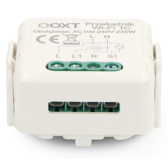 Tuya - одноканальний міні WiFi передавач - додаток для Android/iOS - OXT T221
