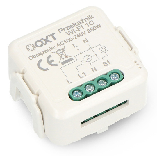 Tuya - одноканальний міні WiFi передавач - додаток для Android/iOS - OXT T221