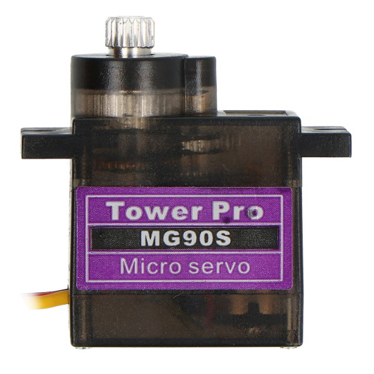 Мікроаналоговий сервопривід TowerPro MG90s з металевим редуктором