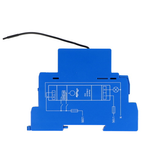 Shelly Qubino Wave Pro 1 - 1-канальне реле/контролер Z-Wave для DIN-рейки