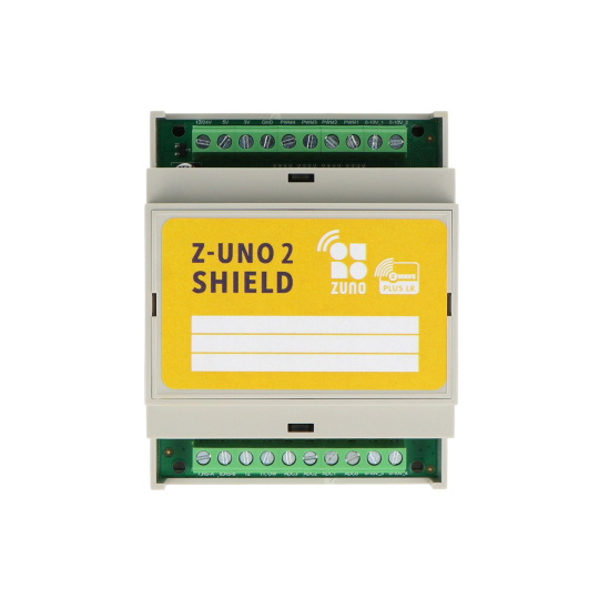 Z-Uno 2 Shield - кришка для Z-Uno 2 + корпус для DIN-рейки