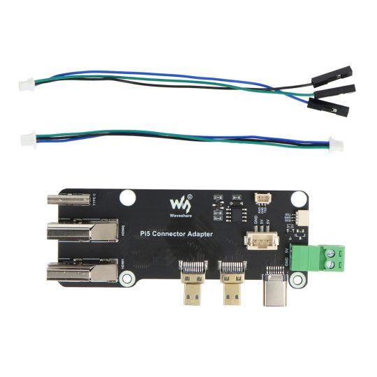 Адаптерна плата MicroHDMI на HDMI для Raspberry Pi 5/4B - Waveshare 27009