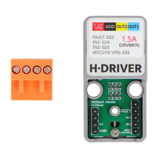 Atomic H-Driver Base - контролер двигуна - DRV8876 - модуль розширення для M5Atom - M5Stack A092