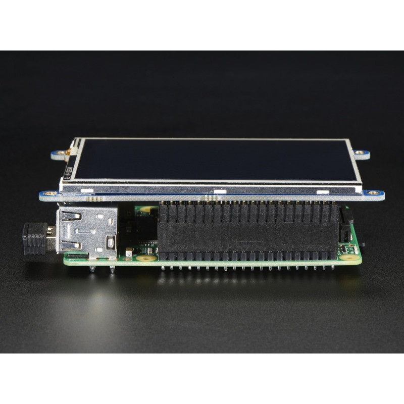 PiTFT Plus złożony - wyświetlacz dotykowy pojemnościowy 3,5" 480x320 dla Raspberry Pi 2/A+/B+