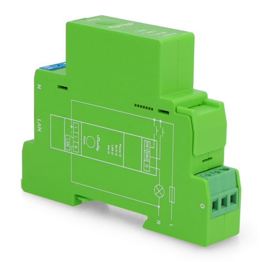 Shelly Pro Dimmer 1PM - 1-канальний WiFi контролер освітлення для DIN-рейки