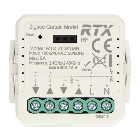 Tuya - Контролер ролет ZigBee - Додаток для Android/iOS - RTX ZCM1MR