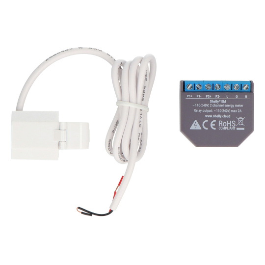 Комплект трансформатора Shelly EM+ 50A