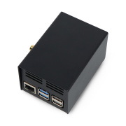 Obudowa do HiFiBerry i Raspberry Pi 5 - stalowa - czarna