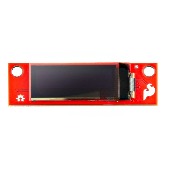 OLED-дисплей синього кольору 0,91 дюйма 128x32 пікселів I2C - Qwiic - SparkFun LCD-24606