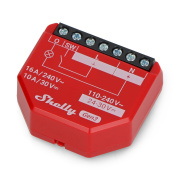 Shelly 1PM Gen3 - 1x przekaźnik AC 110-240V, DC 24-30V, WiFi/Bluetooth/Matter 16A - pomiar energii - aplikacja Android/iOS