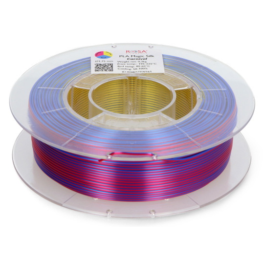 Філамент Rosa3D PLA Magic Silk 1.75 мм 0.3 кг - Carnival