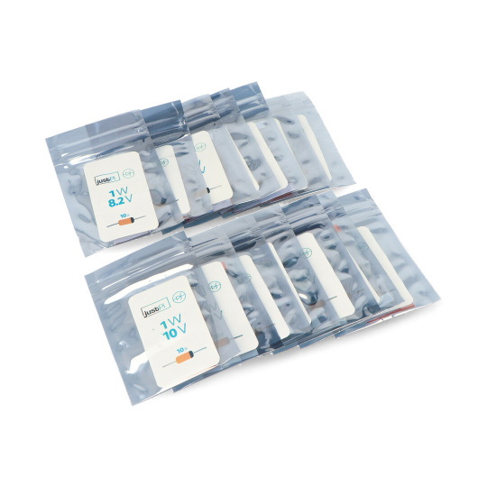 Комплект стабілітронів 1 Вт - різні типи - 140 штук - justPi