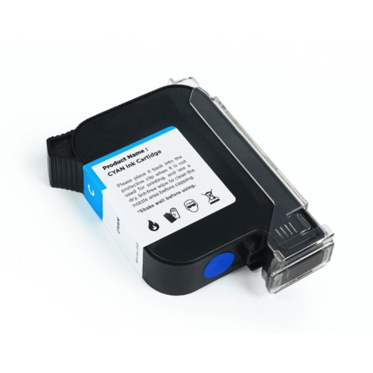 Чорнило Eco Solvent для модуля друку FLUX Ador - 42 мл - блакитне