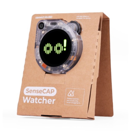SenseCAP Watcher W1-A - ШІ-помічник для моніторингу простору - ESP32-S3 - з прозорим корпусом - Seeedstudio 113991315