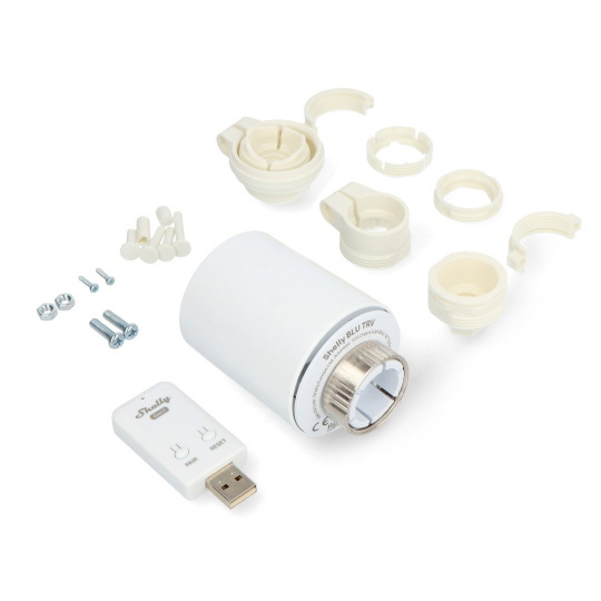 Shelly BLU TRV - інтелектуальна термостатична головка з WiFi/Bluetooth - комплект з блоком керування