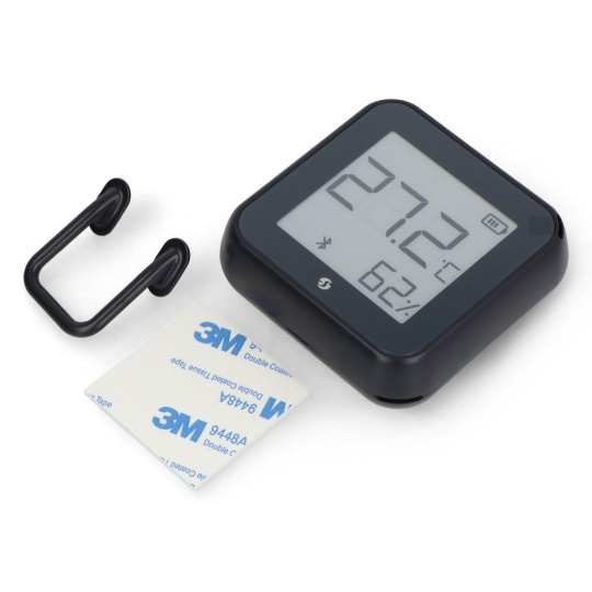 Shelly H&T Gen3 - WiFi датчик температури та вологості - чорний