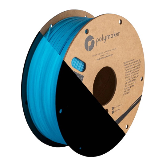 Філамент Polymaker PolyLite Luminous PLA 1.75 мм 1 кг - синій