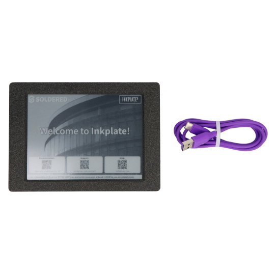 Чорнильна пластина 6 з корпусом - дисплей для електронного паперу 6 дюймів 800x600 пікселів - ESP32 - сумісний з Arduino - паяний 