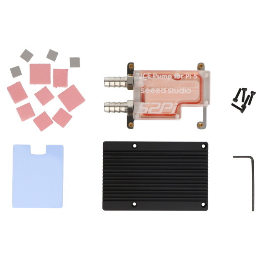Радіатор водяного охолодження - система водяного охолодження для Raspberry Pi 5 - Seeedstudio 114070261