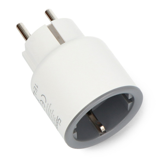 Sonoff S60TPF — Умная Wi-Fi розетка со встроенным счетчиком электроэнергии — Белая