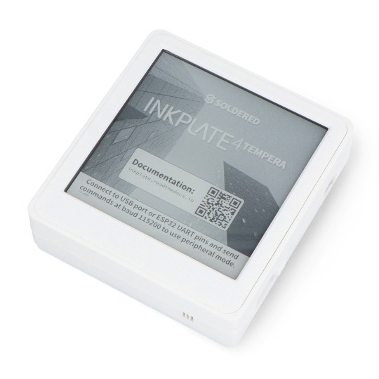 Чорнильна пластина 4 темпера - дисплей для електронного паперу 3,8 дюйма 600x600 пікселів - ESP32 - паяний 333307