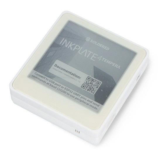 Чорнильна пластина 4 TEMPERA - дисплей для електронного паперу 3,8 дюйма 600x600 пікселів - ESP32 - зі скляною панеллю - Паяний 33