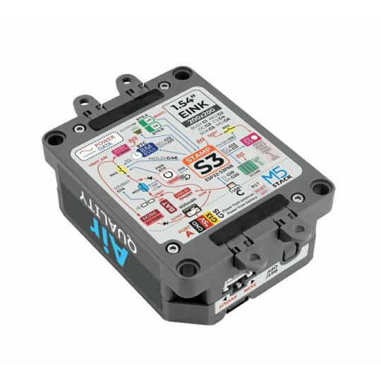 Комплект для вимірювання якості повітря - комплект для вимірювання якості повітря - M5StampS3 + SEN55 + модуль розробки SCD40 - M5