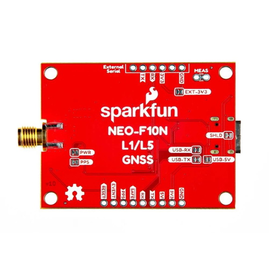Модуль розгалуження GNSS L1/L5 - NEO-F10N - SMA - SparkFun GPS-24114