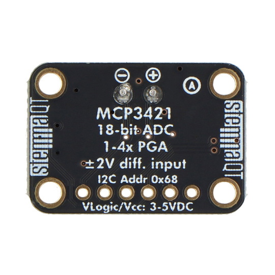 MCP3421 - 18-бітний 1-канальний I2C АЦП - STEMMA QT/Qwiic - Adafruit 5870