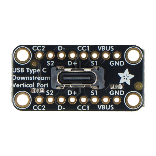 Модуль с двухсторонним разъемом USB Type-C — разъем для макетной платы — Adafruit 5993