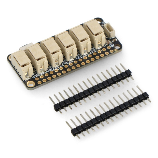 FeatherWing - 6-портовий Grove + STEMMA QT - Модуль розширення для пір'яних дощок - Adafruit 5862
