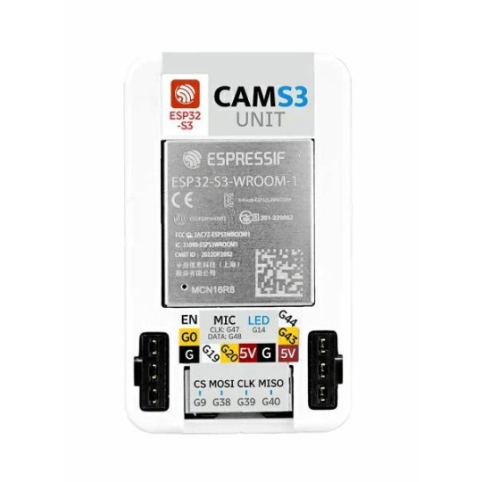 CamS3 - 5-мегапіксельна камера - ESP32-S3 - WiFi - Модуль розширення - M5Stack U174-B