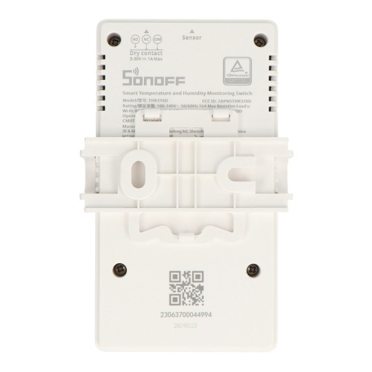 Sonoff TH Elite - WiFi реле з функцією вимірювання вологості та температури - 16A - білий