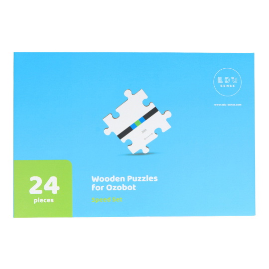 Дерев'яний пазл для робота Ozobot - Набір швидкості