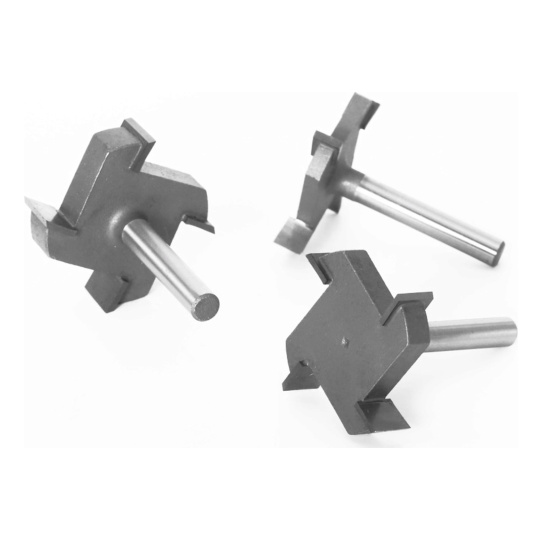 Набір Т-подібних різаків з чотирма лезами - хвостовик 6 мм - 4 шт. - Two Trees 110604415